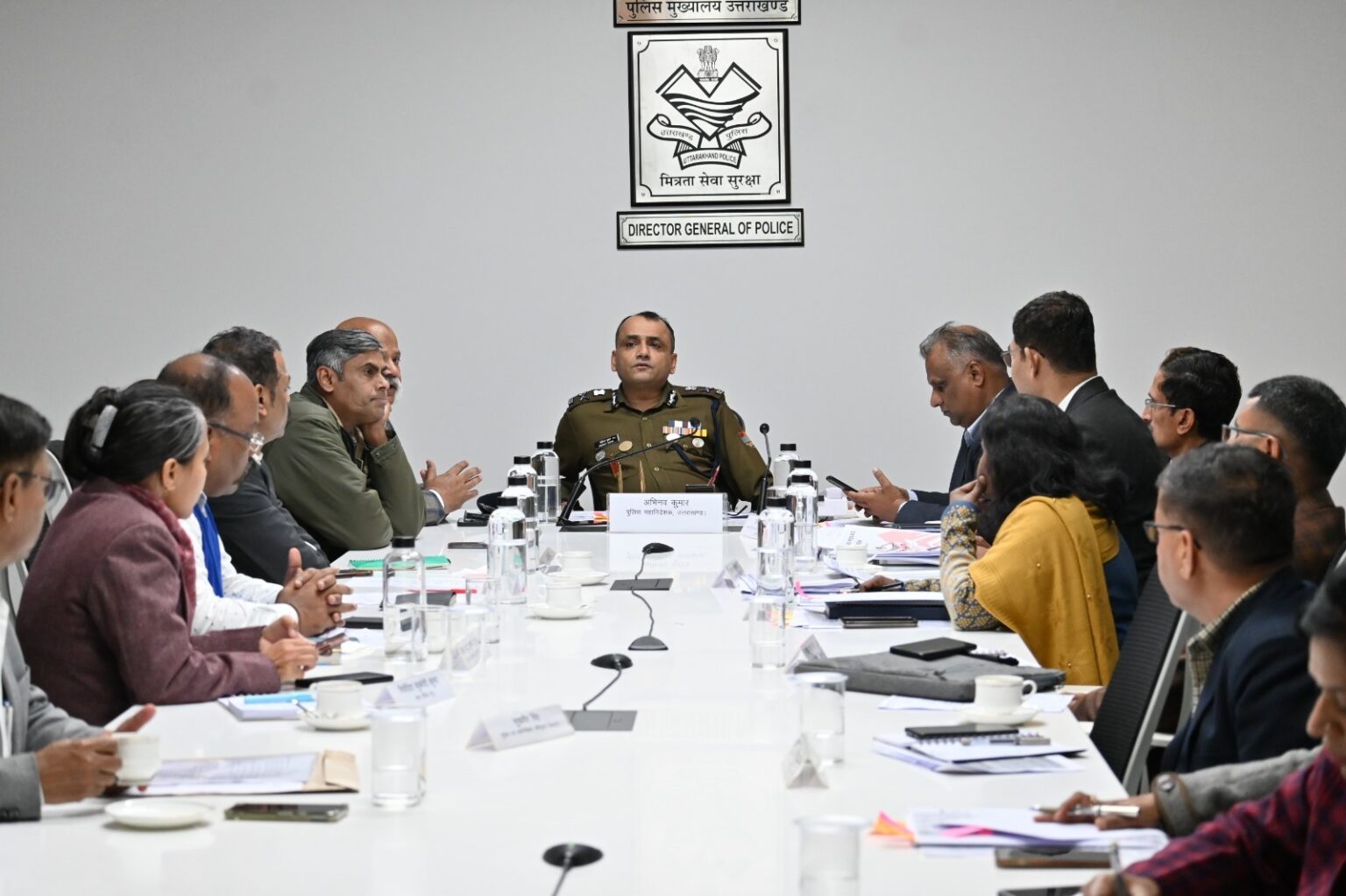 डीजीपी अभिनव कुमार की अध्यक्षता में बैठक आयोजित, इन मुद्दों पर हुई चर्चा