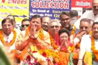 लोकसभा चुनाव: टिहरी से भाजपा प्रत्याशी माला राजलक्ष्मी शाह ने नामांकन कराया