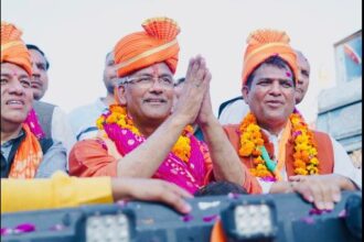 पूर्व सीएम त्रिवेंद्र सिंह रावत ने विधानसभा ज्वालापुर से आरम्भ हुए मेगा रोड शो में किया प्रतिभाग 