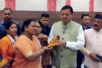 देवभूमि में कमल खिलाने को सीएम धामी ने दूसरे दिन नैनीताल सीट से किया ताबड़तोड़ प्रचार