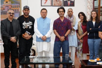 सीएम से मिले अभिनेता राजकुमार राव