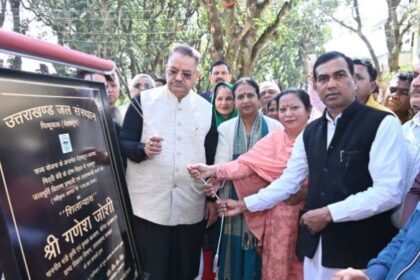 कैबिनेट मंत्री गणेश जोशी ने ₹ 178.98 लाख की लागत से नलकूप निर्माण का किया शिलान्यास