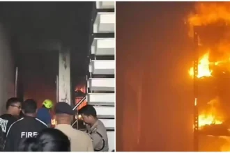 उत्तराखंड: यहां धू -धूकर जला कपड़े का गोदाम, तीन मंजिला घर आया चपेट में…