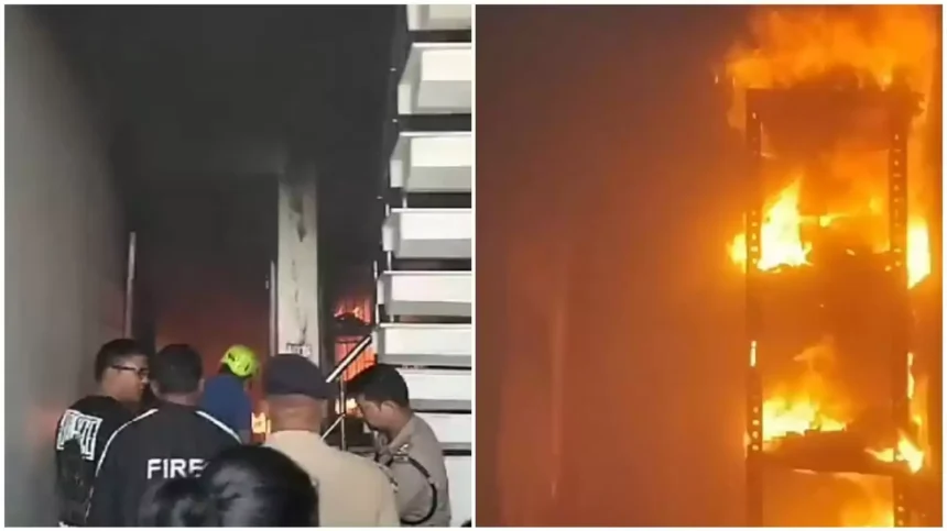 उत्तराखंड: यहां धू -धूकर जला कपड़े का गोदाम, तीन मंजिला घर आया चपेट में…