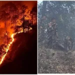 उत्तराखंड में धधक रहे जंगल, सेना के जवानों ने संभाला मोर्चा
