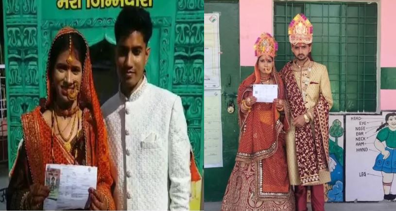 लोकसभा चुनाव 2024: उत्तराखंड में गजब के दृश्य, दुल्हनें ससुराल जाने के बजाय पहुंची मतदान केंद्र