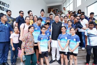 मुख्यमंत्री धामी ने खिलाड़ियों से खेल के क्षेत्र में देश व प्रदेश का नाम रोशन करने का किया आह्वान