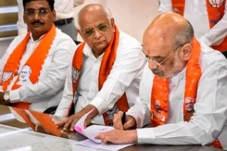 गृह मंत्री अमित शाह ने गुजरात की गांधीनगर लोकसभा सीट से दायर किया नामांकन, बोले- यहां से चुनाव लड़ना गर्व की बात