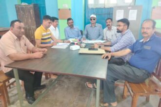 खंड शिक्षा अधिकारी ने किया उत्तराखंड बोर्ड के मूल्यांकन केंद्र का निरीक्षण