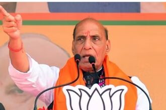 भाजपा प्रत्याशी राजनाथ सिंह आज करेंगे नामांकन, मुख्यमंत्री योगी भी रहेंगे मौजूद 