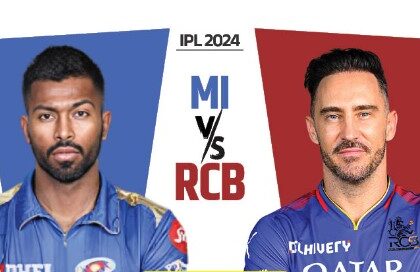 आईपीएल 2024- मुंबई इंडियंस और रॉयल चैलेंजर्स बैंगलुरु के बीच मुकाबला आज 