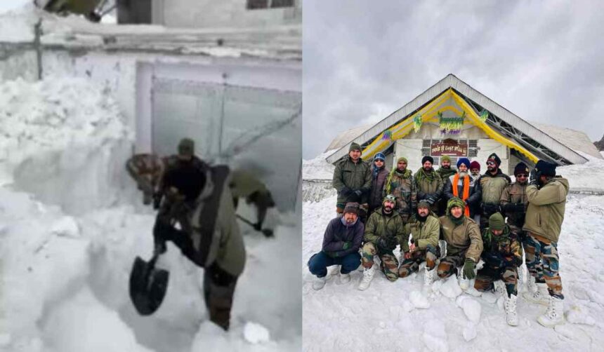 इस दिन खोले जाएंगे श्रद्धालुओं के लिए हेमकुंड साहिब के कपाट, सेना के जवानों ने किया बर्फ हटाने का कार्य शुरू