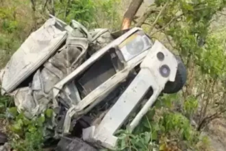 उत्तराखंड: यहां अनियंत्रित होकर खाई में गिरा पिकअप वाहन, दो की मौत, एक घायल