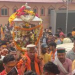 बाबा केदार की पंचमुखी डोली विश्वनाथ मंदिर गुप्तकाशी से दूसरे पड़ाव फाटा को हुई प्रस्थान