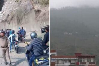 बद्रीनाथ-ऋषिकेश हाईवे हुआ बंद, सिरोबगड़ में लगातार गिर रहा मलबा, यात्री परेशान