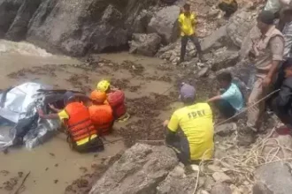 दर्दनाक हादसा: पिंडर नदी में गिरी कार, छुट्टी पर आए सेना के जवान की मौत