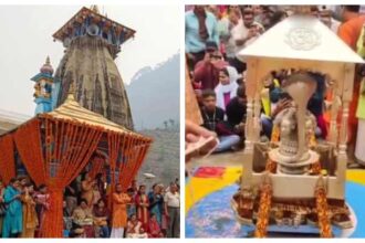 केदारनाथ के लिए रवाना हुई चल उत्सव विग्रह डोली, पंचमुखी विग्रह डोली का प्रथम पड़ाव प्रस्थान