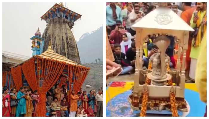 केदारनाथ के लिए रवाना हुई चल उत्सव विग्रह डोली, पंचमुखी विग्रह डोली का प्रथम पड़ाव प्रस्थान