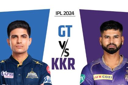आईपीएल 2024 के 63वें मैच में आज कोलकाता नाइट राइडर्स से भिड़ेगी गुजरात टाइटंस