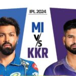 आईपीएल 2024- मुंबई इंडियंस और कोलकाता नाइटराइडर्स के बीच मुकाबला आज 