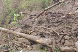 उत्तराखंड: पहाड़ी पर मलबा आने से चार लोग घायल व एक लापता, कोटद्वार पौड़ी हाईवे बाधित