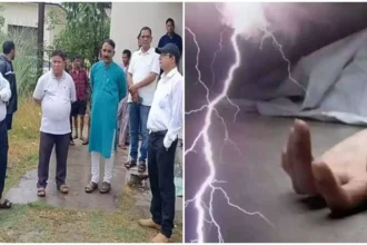 खेत में धान की रोपाई लगा रहे भाई – बहन की आकाशीय बिजली गिरने से मौत, परिवार में मचा कोहराम