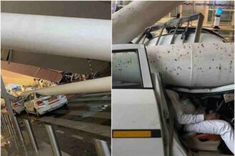 दिल्ली एयरपोर्ट के टर्मिनल की छत गिरी, एक की मौत