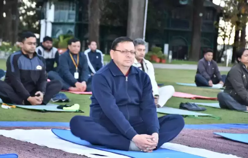 योग भारत की प्राचीनतम और समृद्ध परम्परा की एक पहचान: CM धामी