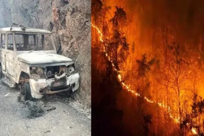 बिनसर जंगल में लगी आग से बुरी तरह झुलसे फायर वॉचर कृष्ण कुमार सात दिन के संघर्ष के बाद हारे जीवन की जंग 