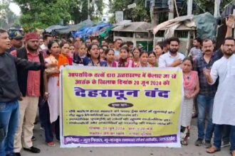 रवि बडोला हत्या के विरोध में दून बंद का आह्वान, सड़कों पर उतरे स्थानीय लोग