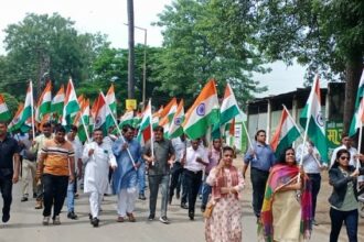 पेड़ों को बचाने के लिए 23 जून को तिरंगे के साथ निकाला जाएगा पैदल मार्च 