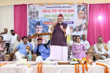 कृषि मंत्री ने नैनबाग क्षेत्र को फल फट्टी घोषित किया