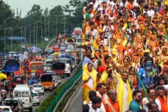 दिन-प्रतिदिन बढ़ती जा रही कांवड़ यात्रा, तीन दिन के अंदर 12 लाख से अधिक कांवड़ियों ने भरा गंगाजल