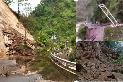 मसूरी में भारी बारिश से जन- जीवन हुआ अस्त- व्यस्त, जगह- जगह भूस्खलन से आवाजाही ठप