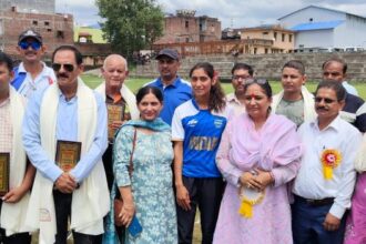 स्पीकर ने ओलम्पियन अंकिता ध्यानी समेत कई खिलाड़ी व कोच को किया सम्मानित 