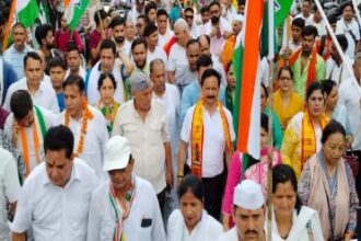 भारी प्राकृतिक आपदा ने कांग्रेस की ‘केदारनाथ धाम प्रतिष्ठा बचाओ’ पदयात्रा की स्पीड पर लगाया ब्रेक 