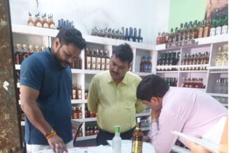 पूरे प्रदेश में 100 से अधिक ठेकों पर प्रशासन और आबकारी विभाग की रेड