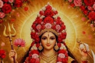शारदीय  नवरात्रि के पहले दिन उमड़ी मायादेवी मंदिर में श्रद्धालुओं की भीड़
