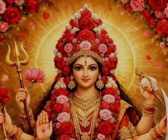 शारदीय  नवरात्रि के पहले दिन उमड़ी मायादेवी मंदिर में श्रद्धालुओं की भीड़