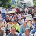 मिनिस्टीरियल कर्मचारियों का फूटा गुस्सा, किया सचिवालय कूच