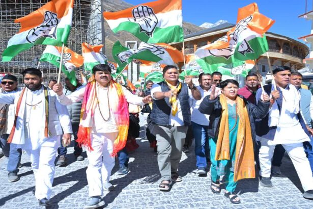 बदरीनाथ से शुरू हुई कांग्रेस की न्याय यात्रा में प्रदेश अध्यक्ष सहित शामिल हुए कई दिग्गज
