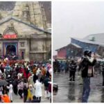 बर्फ की सफेद चादर में लिपटी बाबा केदार की नगरी