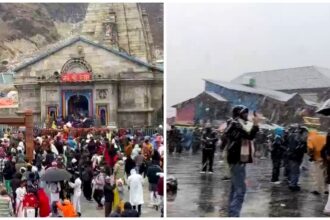 बर्फ की सफेद चादर में लिपटी बाबा केदार की नगरी