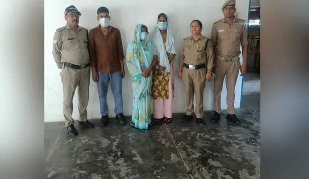  नवजात बच्ची को छोड़ने के मामले में मां सहित तीन गिरफ्तार